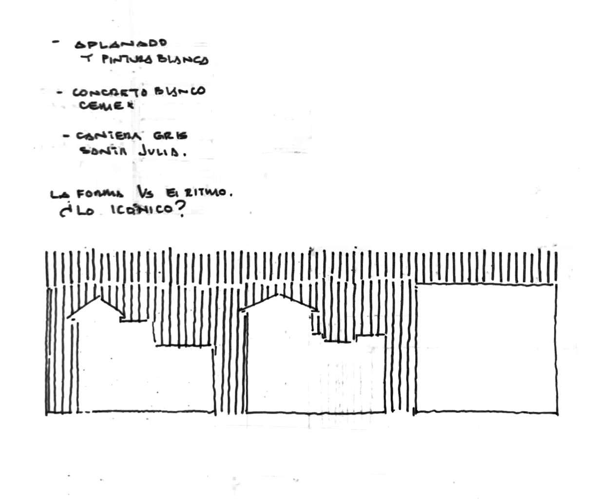 Jose Lombana Arquitectos croquis